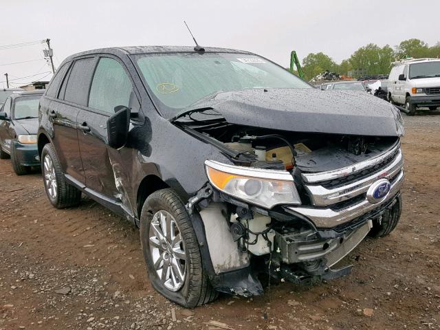 2FMDK4JC7EBB34288 - 2014 FORD EDGE SEL BLACK photo 1