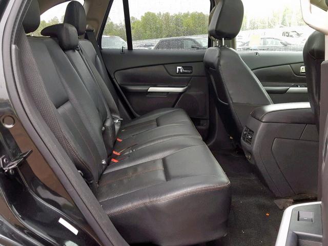 2FMDK4JC7EBB34288 - 2014 FORD EDGE SEL BLACK photo 6