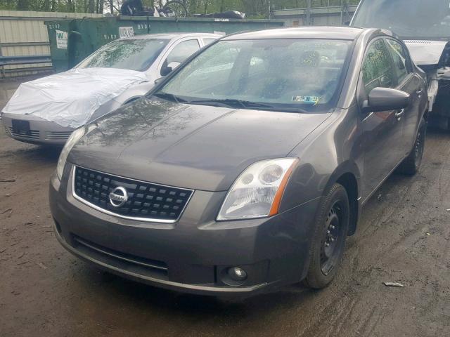 3N1AB61E98L619015 - 2008 NISSAN SENTRA 2.0 GRAY photo 2