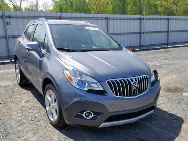 KL4CJGSB6FB198561 - 2015 BUICK ENCORE GRAY photo 1