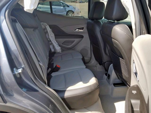 KL4CJGSB6FB198561 - 2015 BUICK ENCORE GRAY photo 6