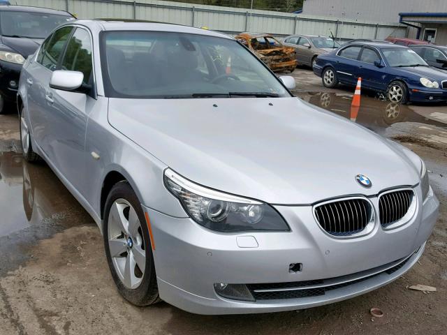 WBANV13528CZ58827 - 2008 BMW 528 XI SILVER photo 1