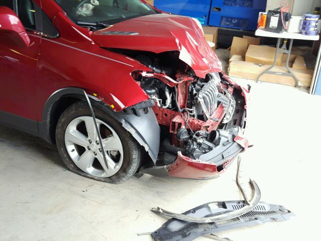 KL4CJASB0FB253549 - 2015 BUICK ENCORE RED photo 9