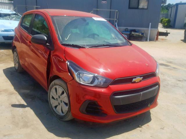 KL8CB6SA6JC447733 - 2018 CHEVROLET SPARK LS RED photo 1