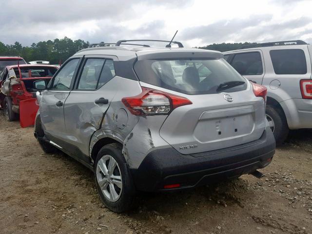 3N1CP5CU9JL510049 - 2018 NISSAN KICKS S SILVER photo 3