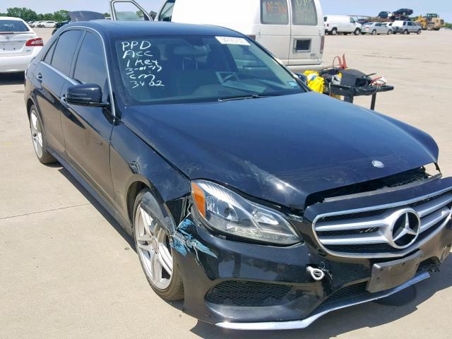 WDDHF5KB2EA833402 - 2014 MERCEDES-BENZ E 350 BLACK photo 1