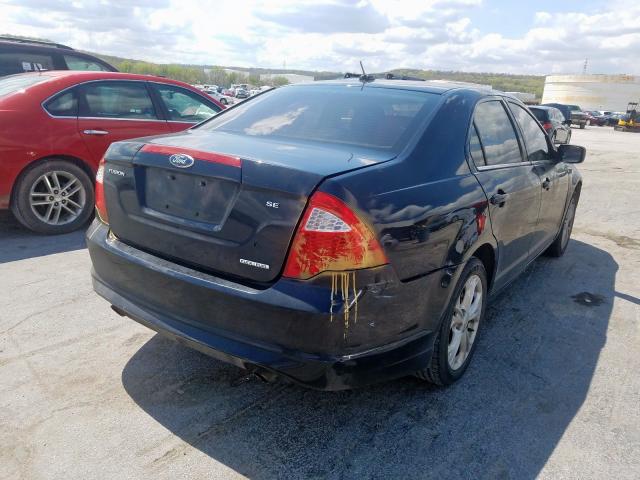 3FAHP0HG1CR187730 - 2012 FORD FUSION SE  photo 4