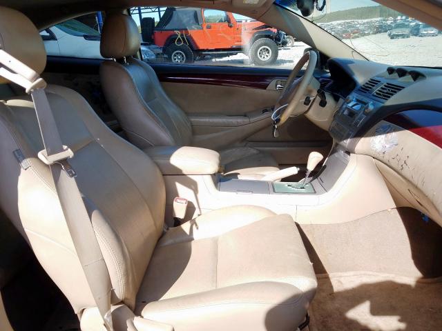 4T1CA30P54U011174 - 2004 TOYOTA CAMRY SOLARA SE  photo 5