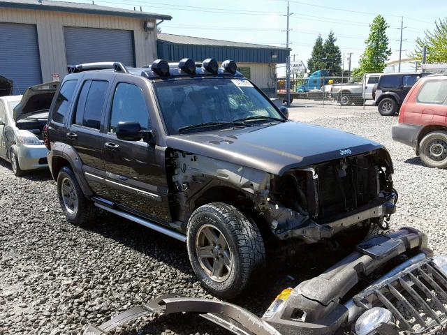 1J4GL38K85W575636 - 2005 JEEP LIBERTY RE CHARCOAL photo 1