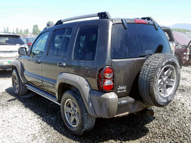 1J4GL38K85W575636 - 2005 JEEP LIBERTY RE CHARCOAL photo 3