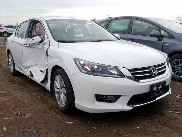 1HGCR2F85FA225482 - 2015 HONDA ACCORD EXL WHITE photo 1