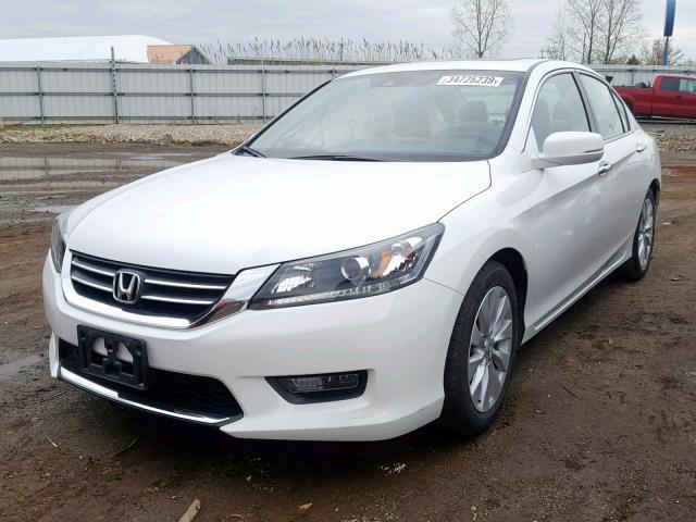 1HGCR2F85FA225482 - 2015 HONDA ACCORD EXL WHITE photo 2