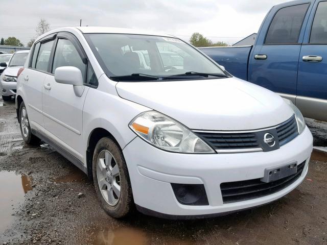 3N1BC13E39L390947 - 2009 NISSAN VERSA S WHITE photo 1