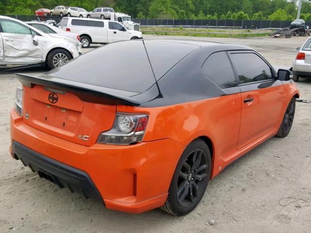 JTKJF5C74FJ005903 - 2015 TOYOTA SCION TC ნარინჯისფერი ფოტო 4