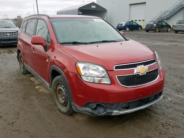 KL77P2ET0DK100969 - 2013 CHEVROLET ORLANDO LT RED photo 1