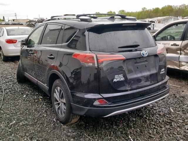 JTMRJREV0GD024153 - 2016 TOYOTA RAV4 HV XL BLACK photo 3