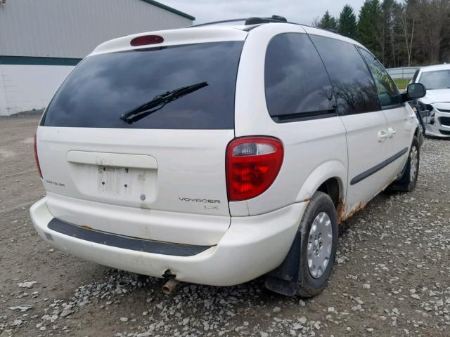 1C4GJ45333B287297 - 2003 CHRYSLER VOYAGER LX WHITE photo 4