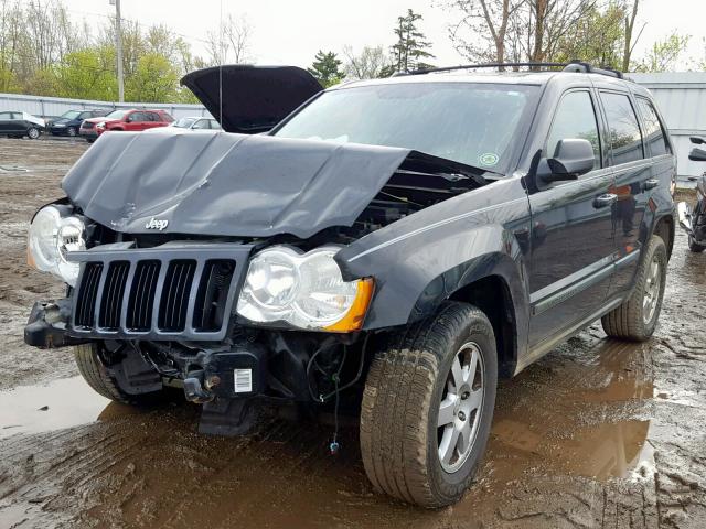 1J8GR48K19C525722 - 2009 JEEP GRAND CHER BLACK photo 2