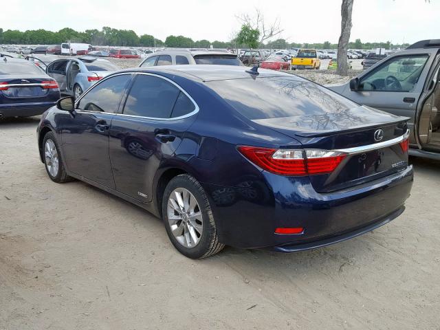 JTHBW1GG6D2010900 - 2013 LEXUS ES 300H  photo 3