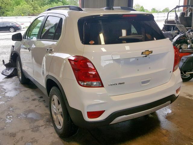 KL7CJPSB0HB193118 - 2017 CHEVROLET TRAX 1LT WHITE photo 3