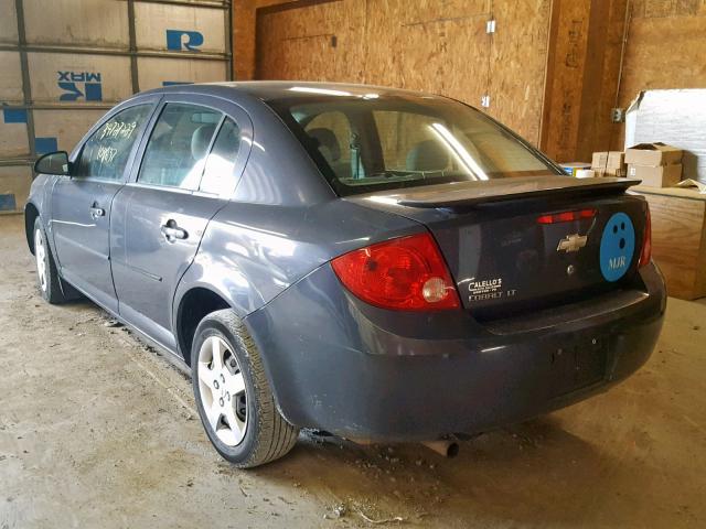 1G1AL58F487188776 - 2008 CHEVROLET COBALT LT GRAY photo 3