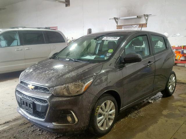 KL8CD6SA1GC631738 - 2016 CHEVROLET SPARK 1LT GRAY photo 2