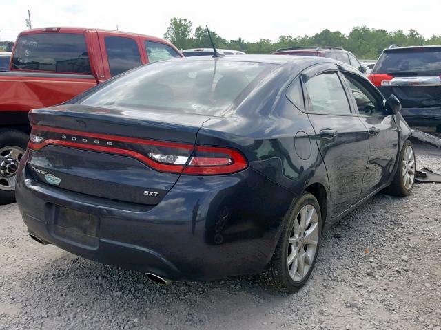 1C3CDFBA6DD338757 - 2013 DODGE DART SXT BLUE photo 4