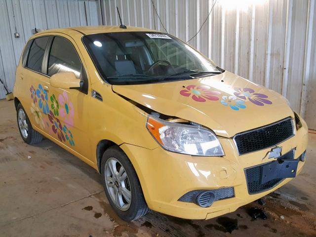 KL1TD6DE3AB098738 - 2010 CHEVROLET AVEO LS YELLOW photo 1