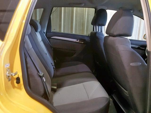 KL1TD6DE3AB098738 - 2010 CHEVROLET AVEO LS YELLOW photo 6