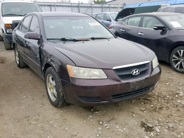 KMHET46C56A112927 - 2006 HYUNDAI SONATA GL MAROON photo 1