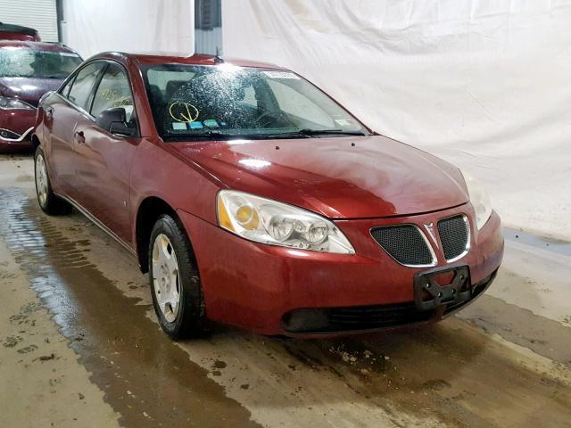 1G2ZF57BX84145999 - 2008 PONTIAC G6 VALUE L RED photo 1