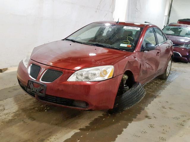 1G2ZF57BX84145999 - 2008 PONTIAC G6 VALUE L RED photo 2