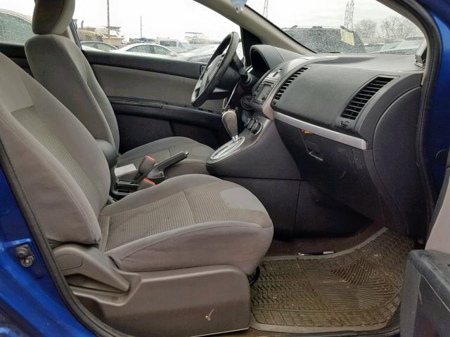 3N1AB6AP7CL704302 - 2012 NISSAN SENTRA 2.0 BLUE photo 5