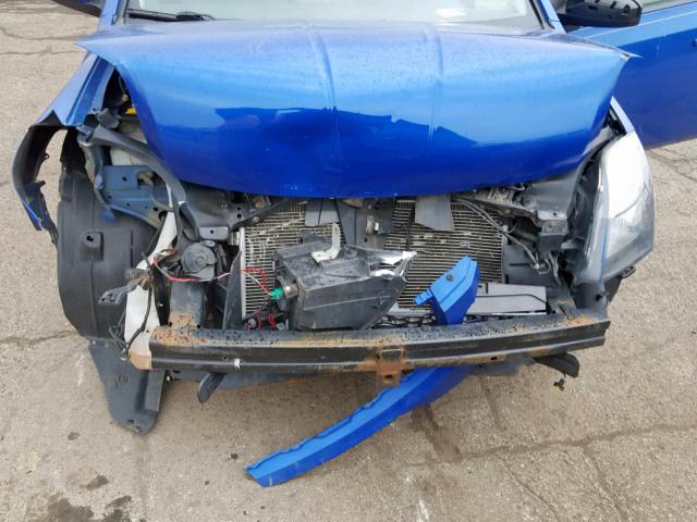 3N1AB6AP7CL704302 - 2012 NISSAN SENTRA 2.0 BLUE photo 7