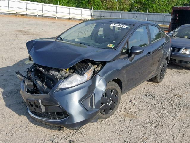 3FADP4AJ7BM200200 - 2011 FORD FIESTA S GRAY photo 2