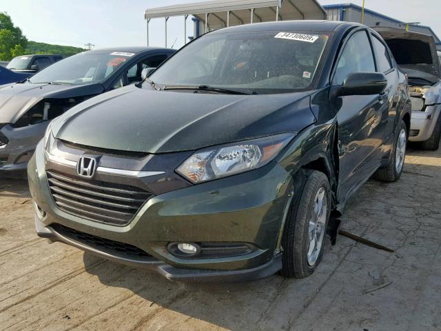 3CZRU6H52GM746224 - 2016 HONDA HR-V EX GREEN photo 2