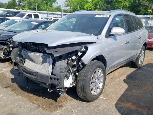 5GAKRBKD0HJ262067 - 2017 BUICK ENCLAVE GRAY photo 2