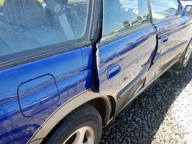 4S3BG6850V7632051 - 1997 SUBARU LEGACY OUT BLUE photo 10