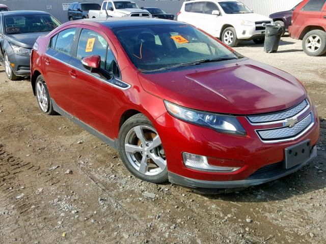 1G1RB6E43CU107257 - 2012 CHEVROLET VOLT RED photo 1