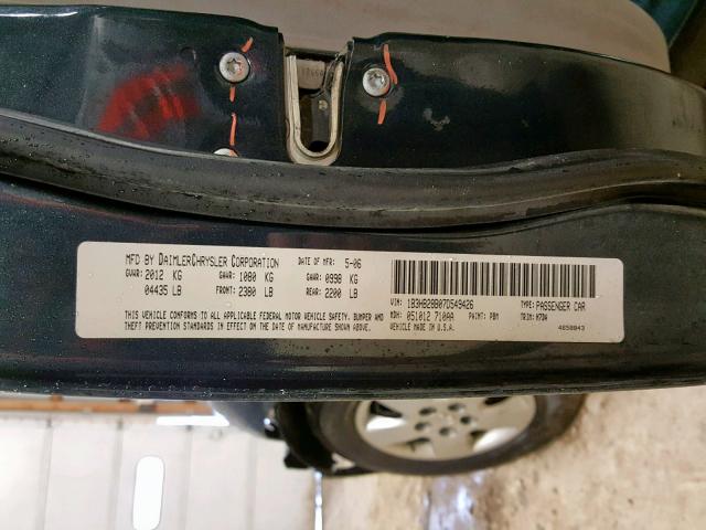 1B3HB28B07D549426 - 2007 DODGE CALIBER CHARCOAL photo 10