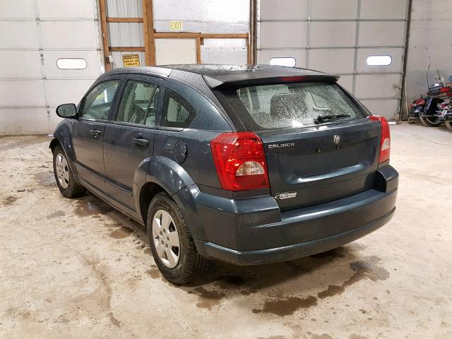 1B3HB28B07D549426 - 2007 DODGE CALIBER CHARCOAL photo 3