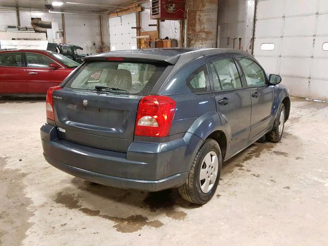 1B3HB28B07D549426 - 2007 DODGE CALIBER CHARCOAL photo 4