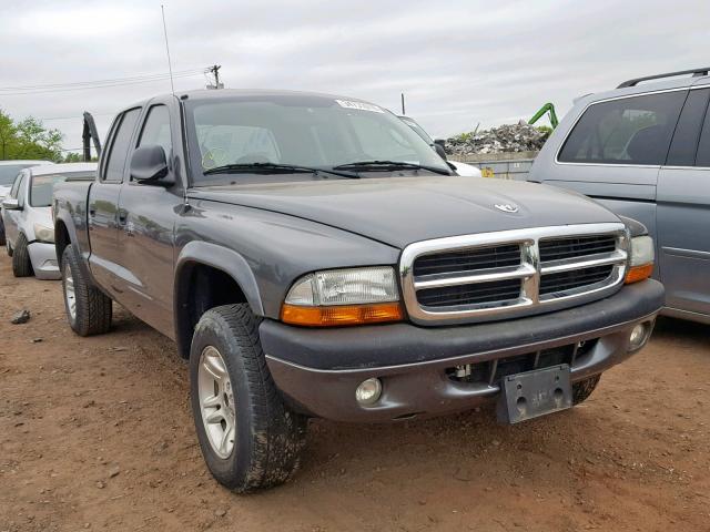 1D7HG38N14S577183 - 2004 DODGE DAKOTA QUA CHARCOAL photo 9