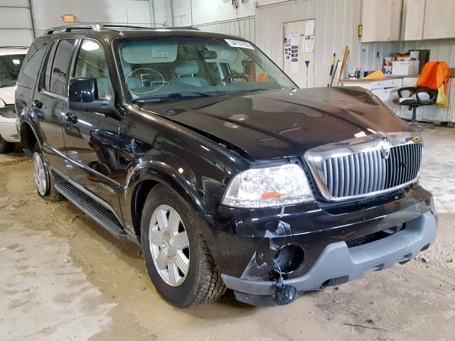 5LMEU78H73ZJ15779 - 2003 LINCOLN AVIATOR BLACK photo 1