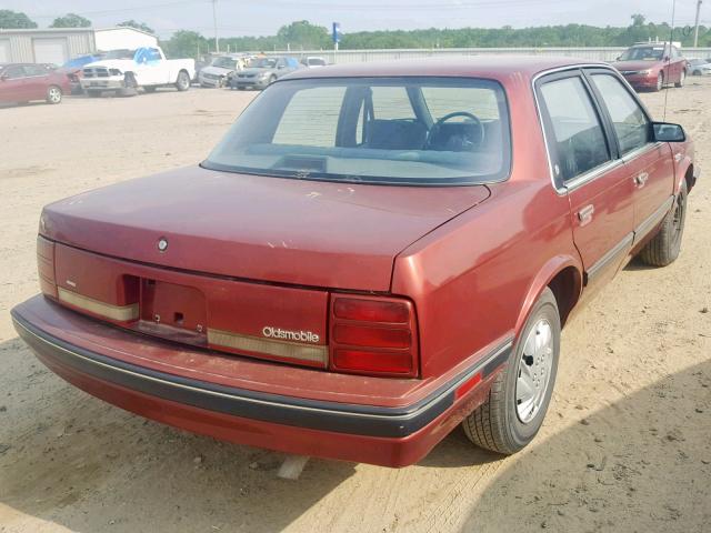1G3AL54N9N6421380 - 1992 OLDSMOBILE CUTLASS CI 栗色 照片 4