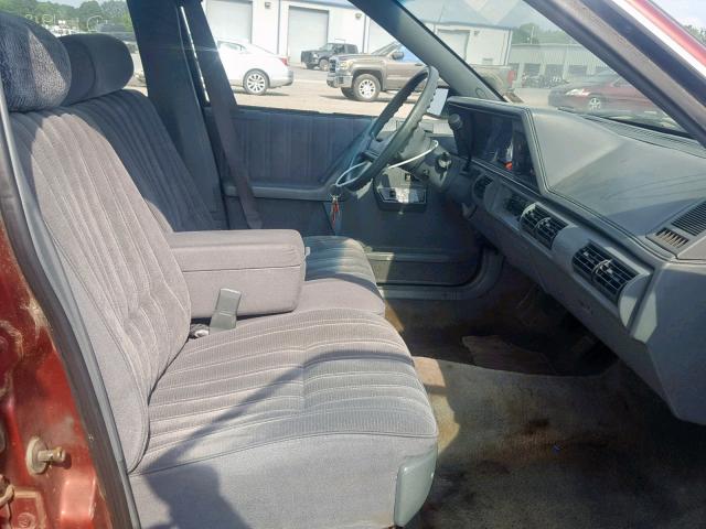 1G3AL54N9N6421380 - 1992 OLDSMOBILE CUTLASS CI 栗色 照片 5