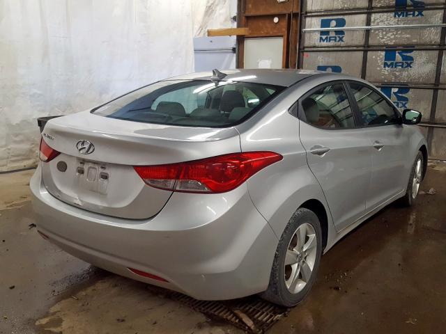 KMHDH4AE9CU240992 - 2012 HYUNDAI ELANTRA GLS  photo 4