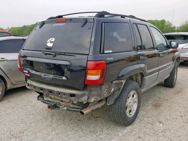 1J4GW58S5XC702236 - 1999 JEEP GRAND CHER BLACK photo 4