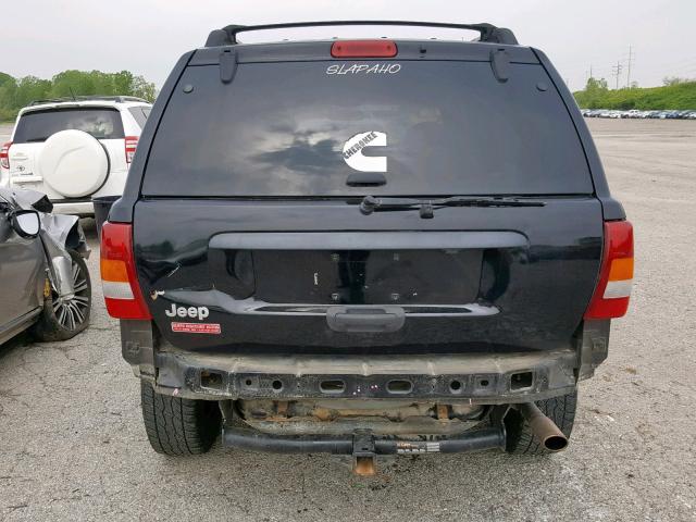 1J4GW58S5XC702236 - 1999 JEEP GRAND CHER BLACK photo 9