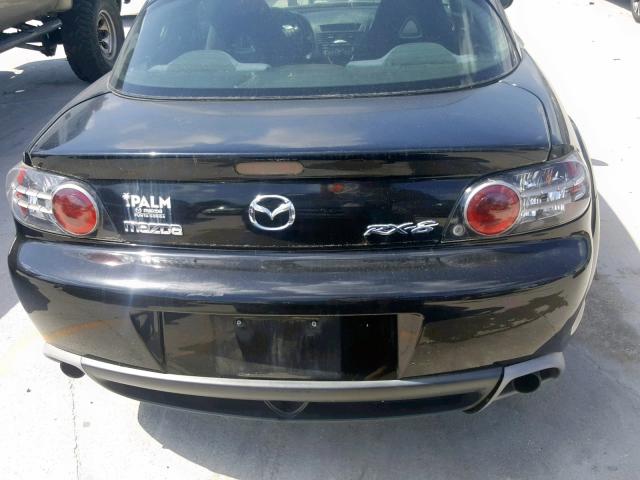 JM1FE17N450141955 - 2005 MAZDA RX8 BLACK photo 6